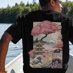 Fuji Blossom Oversized T-Shirt
