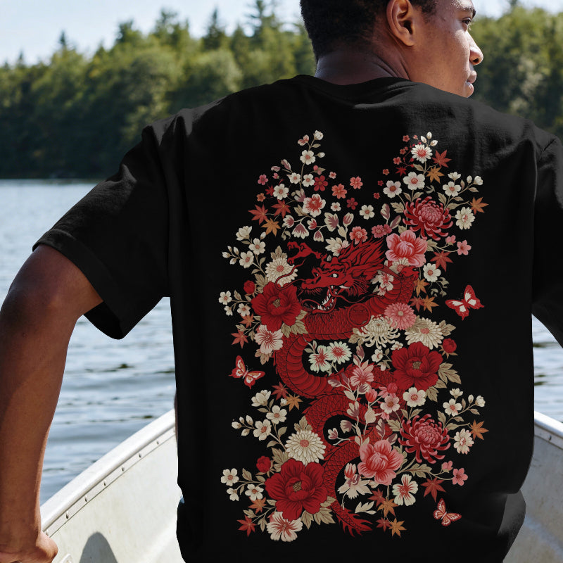 Crimson Ryū Oversized T-Shirt