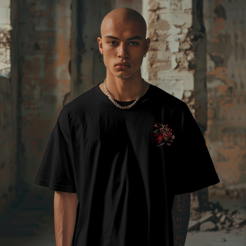 Crimson Ryū Oversized T-Shirt