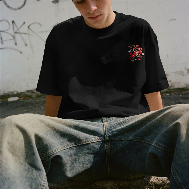 Crimson Ryū Oversized T-Shirt