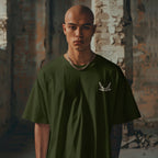 Crimson Ascension Oversized T-Shirt