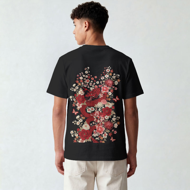 Blossom Fury Dragon T-Shirt