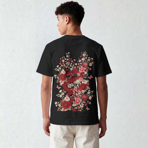 Blossom Fury Dragon T-Shirt