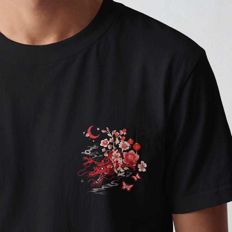 Blossom Fury Dragon T-Shirt