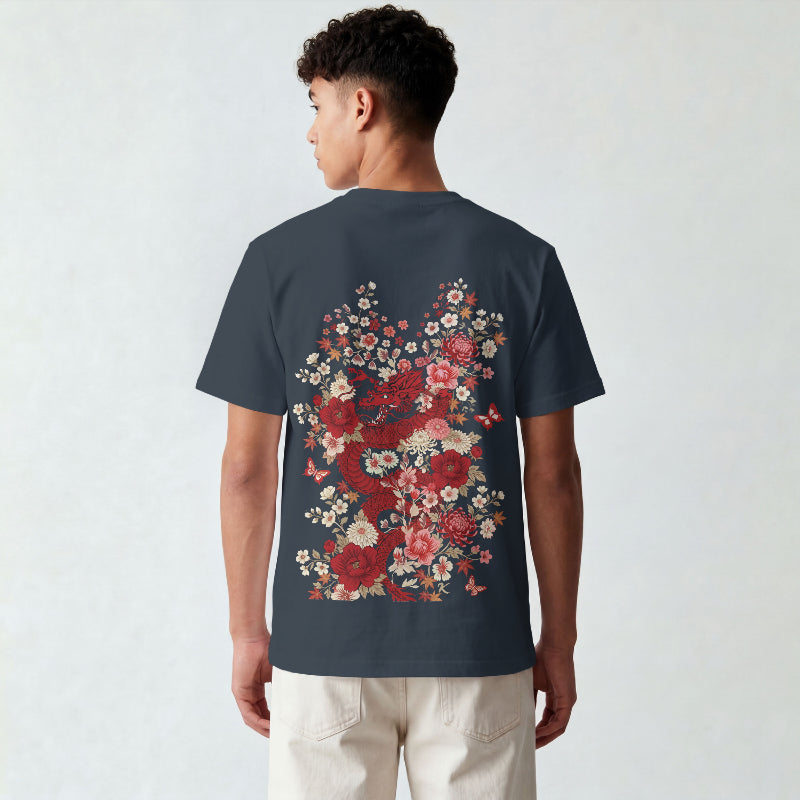 Blossom Fury Dragon T-Shirt